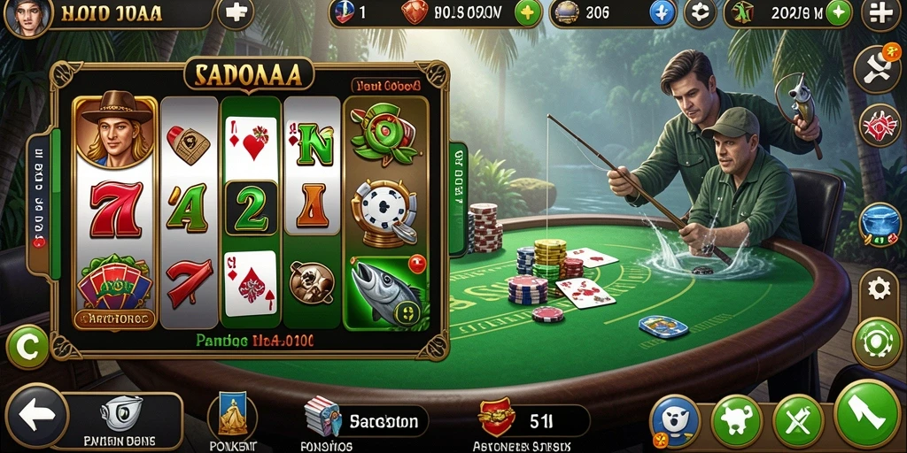 Tangkapan layar menunjukkan karakter dalam aksi di level menantang.