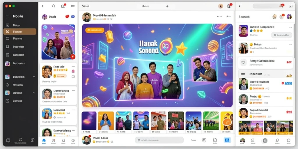Tampilan antarmuka yang menarik dan user-friendly.