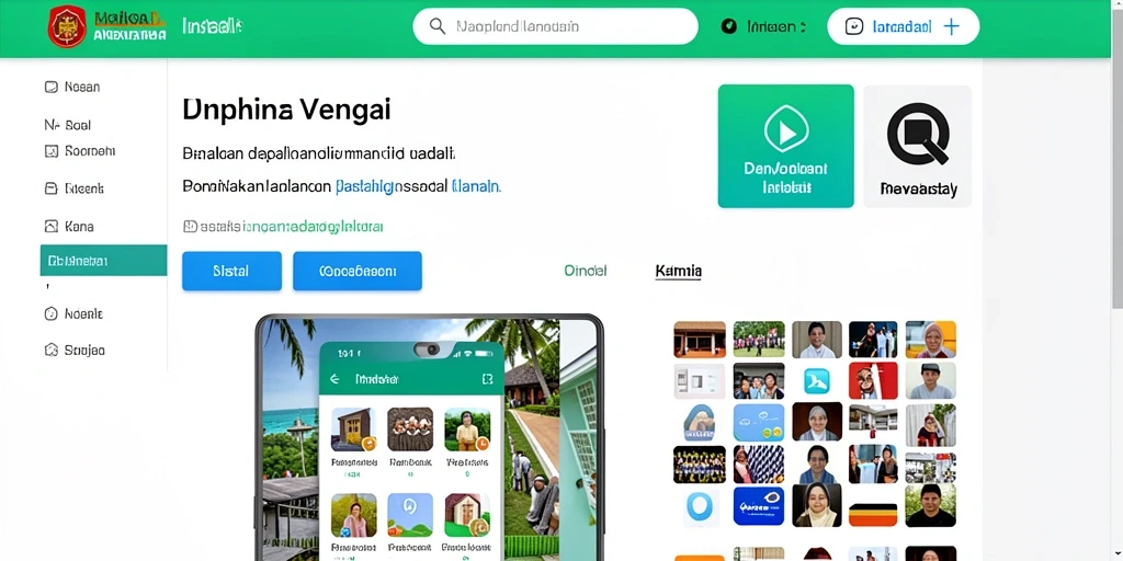 Tangkapan layar yang menunjukkan tampilan utama ERNITA4D.