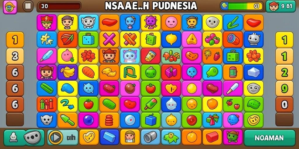 Screenshot menunjukkan karakter utama KOPI77 dalam aksi.