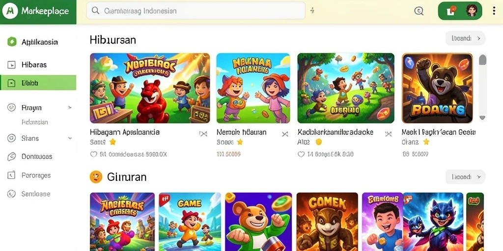 Tampilan antarmuka yang menarik dan intuitif.