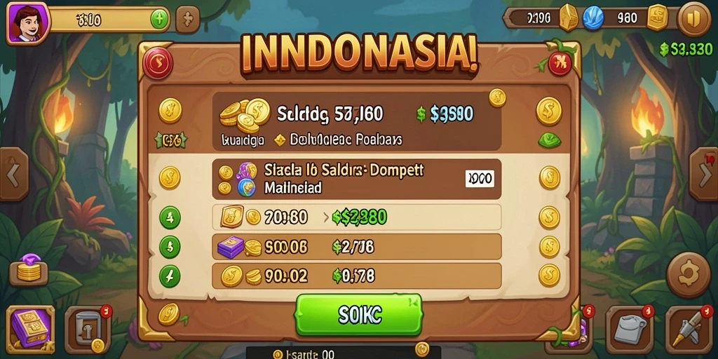 Tampilan awal yang menarik dan interaktif.